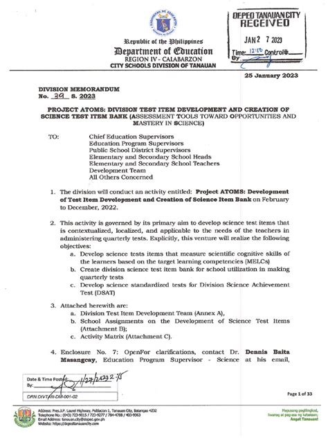 DM No. 39 s. 2024 Call for Applicants for Vacant Level 1 Non .